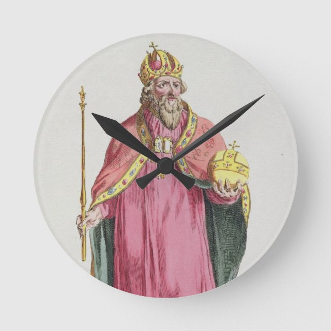 Relógio Redondo Sigismund (1368-1437) Santo Imperador Romano (1433 (Frente)