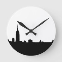 Silhueta preta & branca de New York