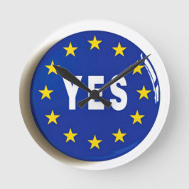 Relógio Redondo Sim à UE - Permanecer na União Europeia