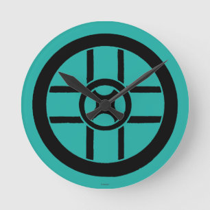 Relógio Redondo Símbolo Nórdico: Roda Cruzada