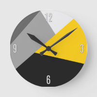 Simples Cinza Moderna Amarelo e preto Geo