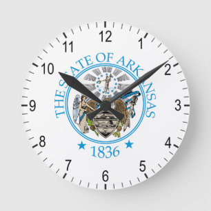 Relógio Redondo Sinal de Arkansas