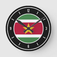 Sinalizador do Suriname Elegante