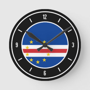 Relógio Redondo Sinalizador Elegante Cabo Verde