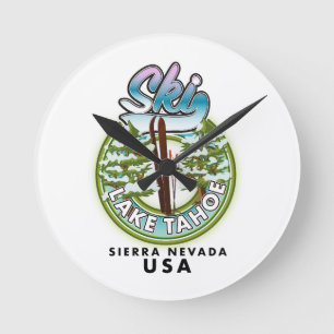Relógio Redondo Ski Lake Tahoe Sierra Nevada EUA