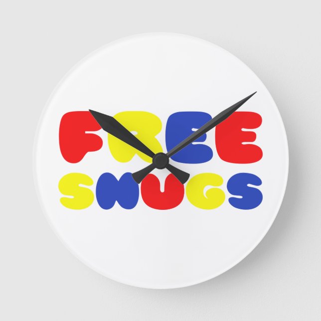 RELÓGIO REDONDO SNUGS GRATUITOS (Frente)