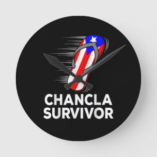 Relógio Redondo Sobrevivente de Chancla