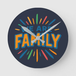 Relógio Redondo Somos da Família 1