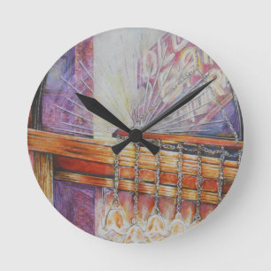 Relógio Redondo Somos Todas Mães Voando À Volta Da Mesma Luz.