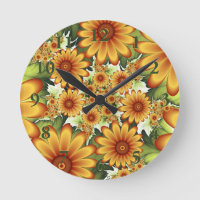 Sonho Floral, Arte Fractal Moderna de Flor Abstrat