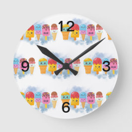 Relógio Redondo sorvete