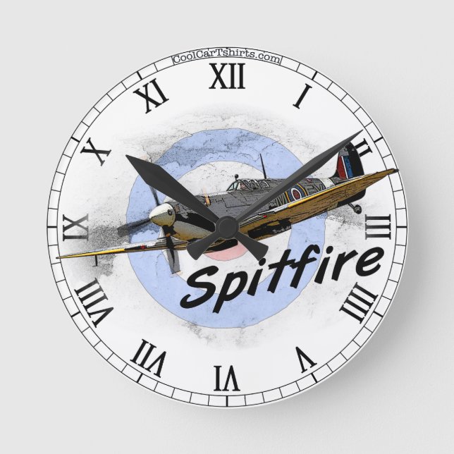Relógio Redondo Spitfire (Frente)