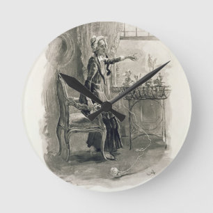 Relógio Redondo Sra. Betsy Trotwood, 'de Charles Dickens: Um Gossi