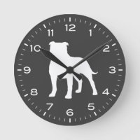 Staffordshire Bull Terrier Dog Silhoufy