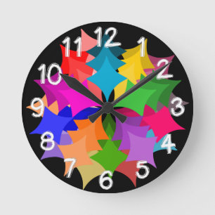 Relógio Redondo Star Wreath 