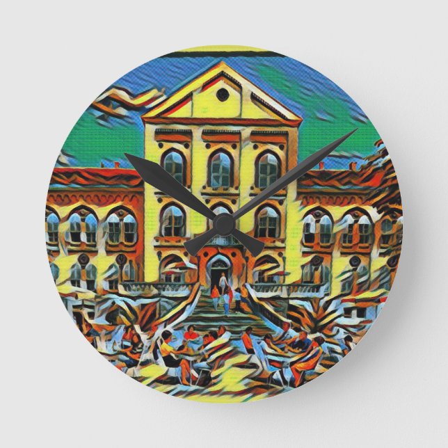 Relógio Redondo Staro Zdanje, Arandjelovac, Sérvia (Frente)