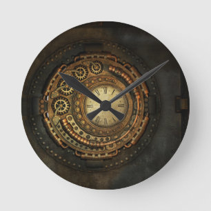 Relógio Redondo STEAM PUNK vintage style clock