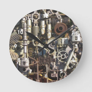 Relógio Redondo Steampunk mecânico