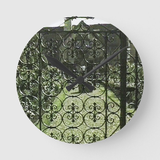 Relógio Redondo Stratford-on-Avon Shakespeare's Birthplace jGibn (Frente)