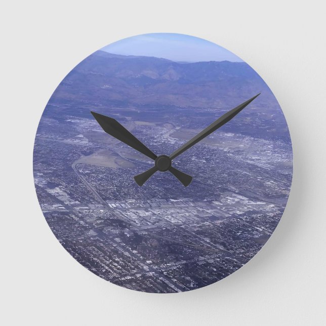 Relógio Redondo Stretched Canvas Print Art #14 (Frente)