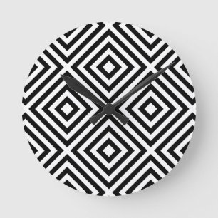 Relógio Redondo Stripes Pattern
