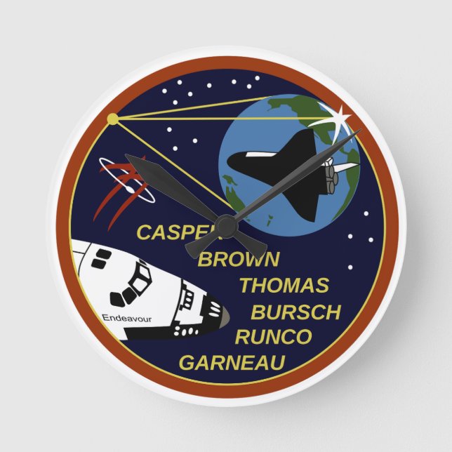 RELÓGIO REDONDO STS-77 (Frente)