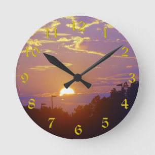 Relógio Redondo Sunset Clock(Medium)