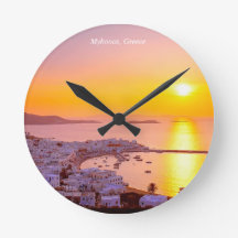Sunset em Mykonos, Grécia