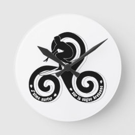 Relógio Redondo Surfer sur la vague breton (versão homme)