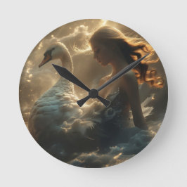 RELÓGIO REDONDO SWAN LAKE - BALLET & DANCE -