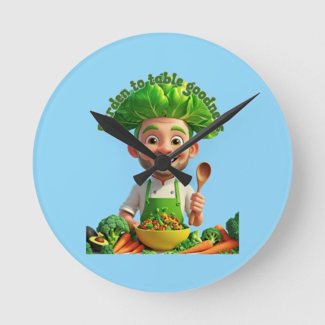 Relógio Redondo T-Shirt (Frente)