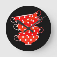 Teacup de bolinhas Vintage