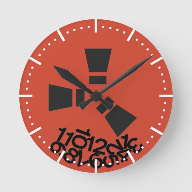 Relógio Redondo Tempo de RUST (Frente)