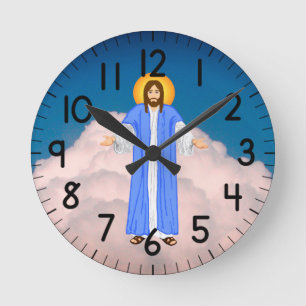Relógio Redondo Tempo redondo de Jesus