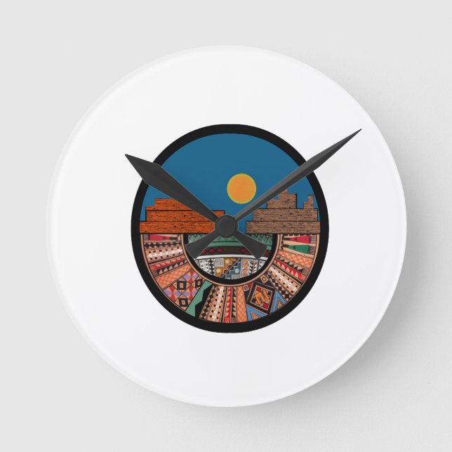 Relógio Redondo Terra para abençoar (Frente)