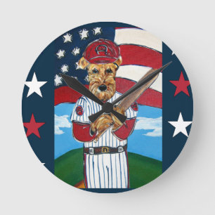 RELÓGIO REDONDO TERREIRO DE AIREDALE