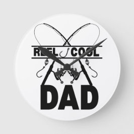 Relógio Redondo Teto de pesca do Pai Legal da bobina
