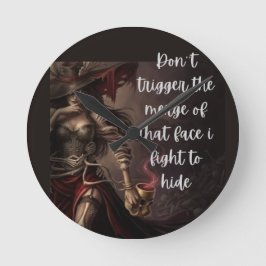 Relógio Redondo The Beast Beyond My Mask