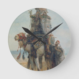 Relógio Redondo The Desert Ride, 1839 (w/c on paper)