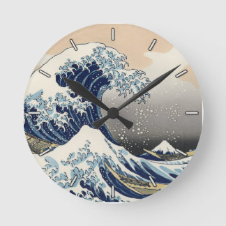 Relógio Redondo The Great Wave off Kanagawa