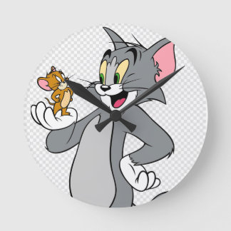 Relógio Redondo Tom E Jerry Clock