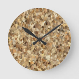 Relógio Redondo Toneladas de rochas pardas do poder judiciário