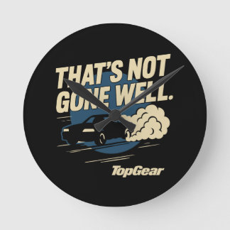 Relógio Redondo Top Gear Que Não Correu Bem