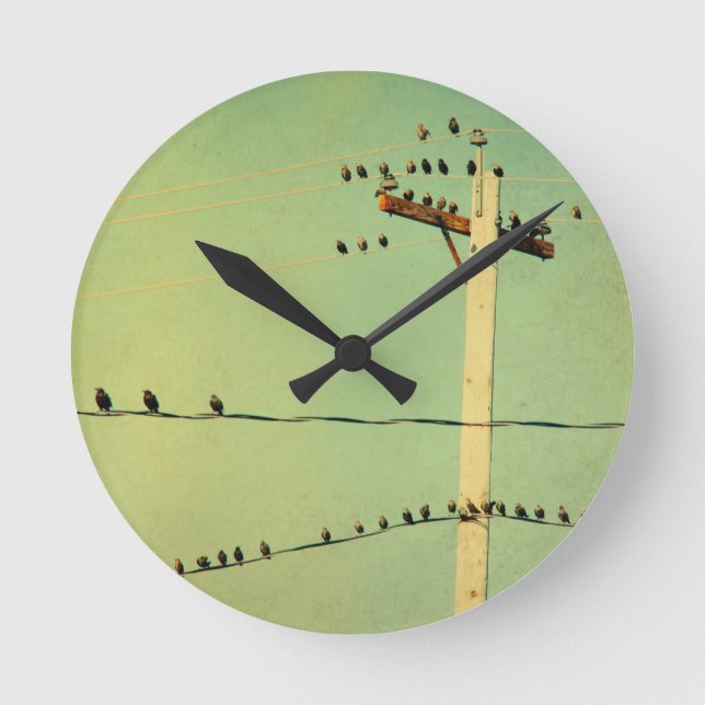 Relógio Redondo Toque De Lomo (Frente)