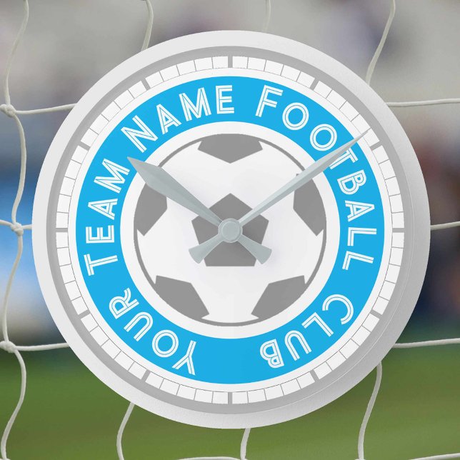 Relógio Redondo Torcendor de Futebol ou Adepto de Futebol (Criador carregado)