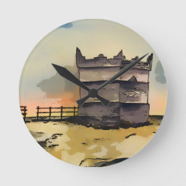 Relógio Redondo Torre de Pesquisa de Pike Rivington