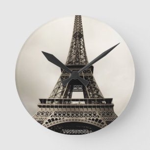 Relógio Redondo Torre Eiffel 8