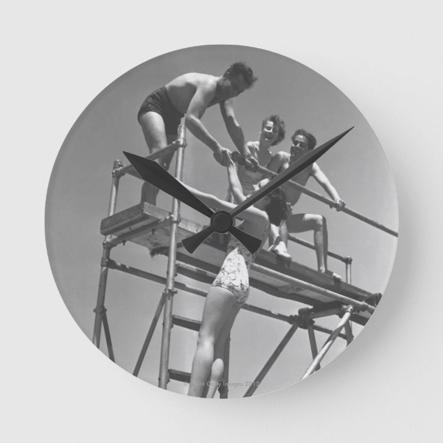 Relógio Redondo Trampolim (Frente)