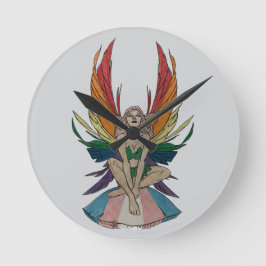 Relógio Redondo Transgender Faerie