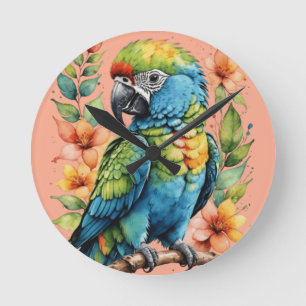 Relógio Redondo Travesseiro decorativo de pinto-de-bico